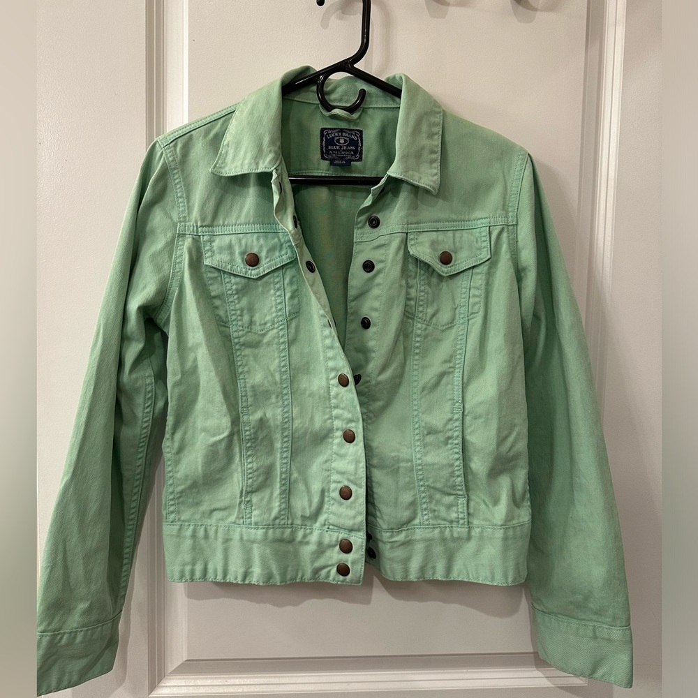 Lucky Brand Denim Bomber Jacket